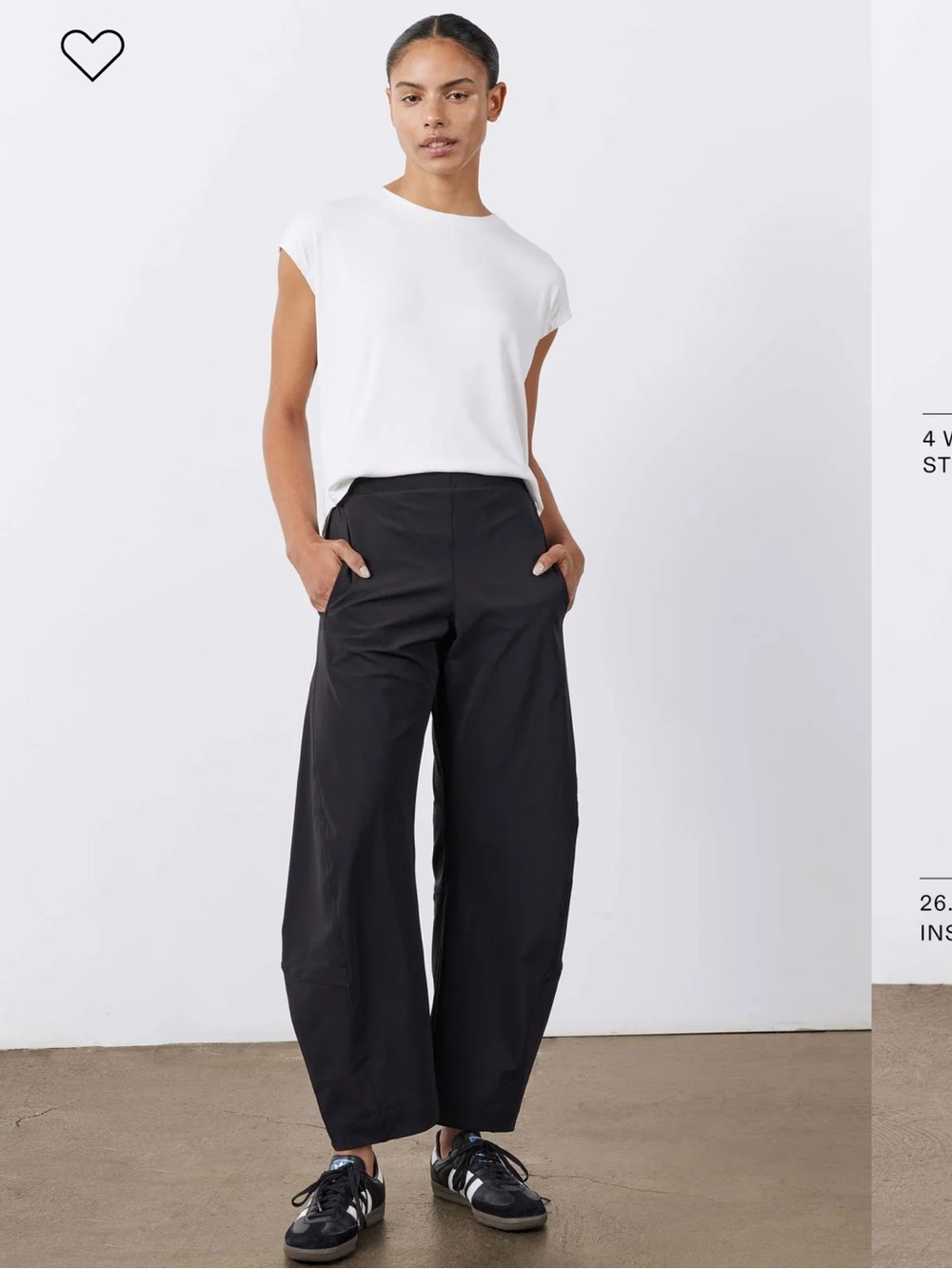 NEW w/ tag Ruti The On The Loose Work Pants
$249.00 / Black / 2